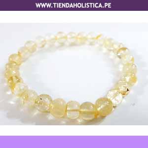 Pulsera elástica Citrino