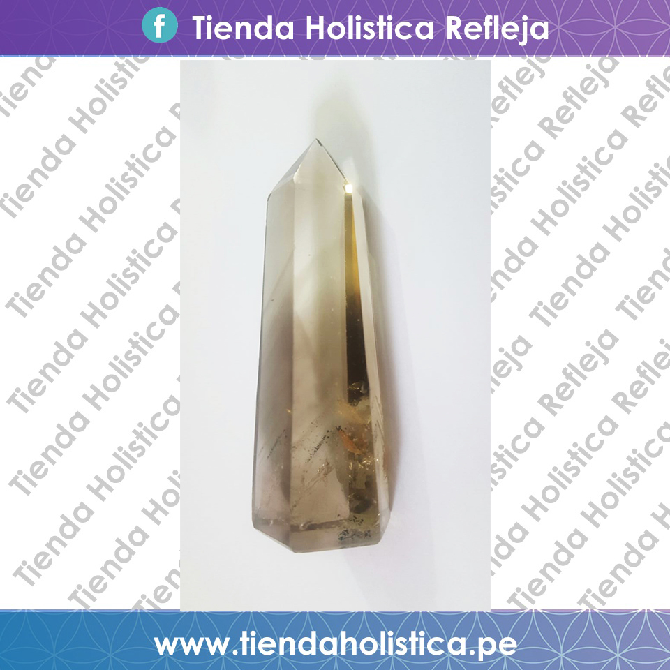 Obelisco de cuarzo ahumado - Imagen 3