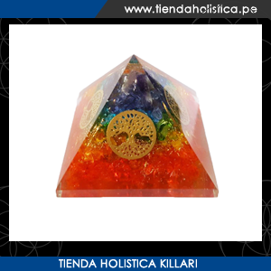 Piramide de Orgonitas - 7 chakras