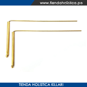 Varillas de radiestesia - hechas en bronce