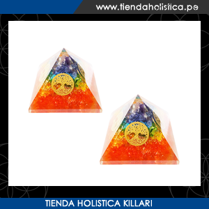 Piramide de Orgonitas - 7 chakras - Imagen 3