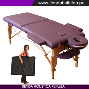 Camilla Plegable de Madera Haya Alemana con Estuche de transporte de regalo.4