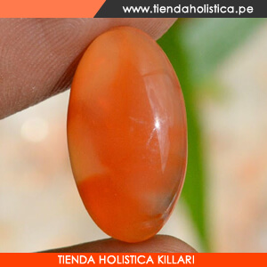 Cabuchon de Cornalina o Agata Naranja en Tienda Holistica Killari