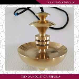 Pendulo metal Mer isis dorado
