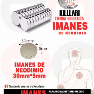 Iman de neodiomio 30x5