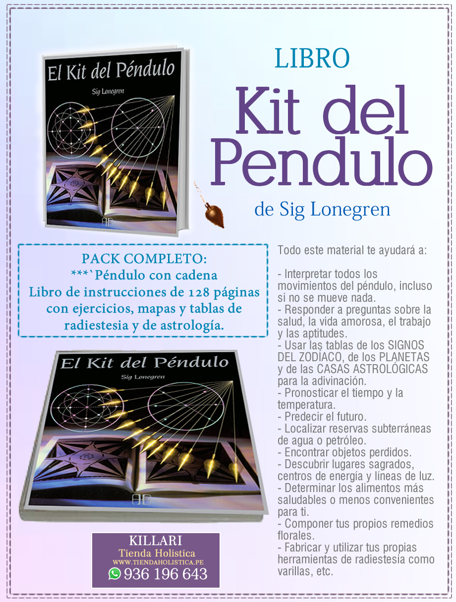 Libro Kit del péndulo (Libro y péndulo) de Lonegren, Sig