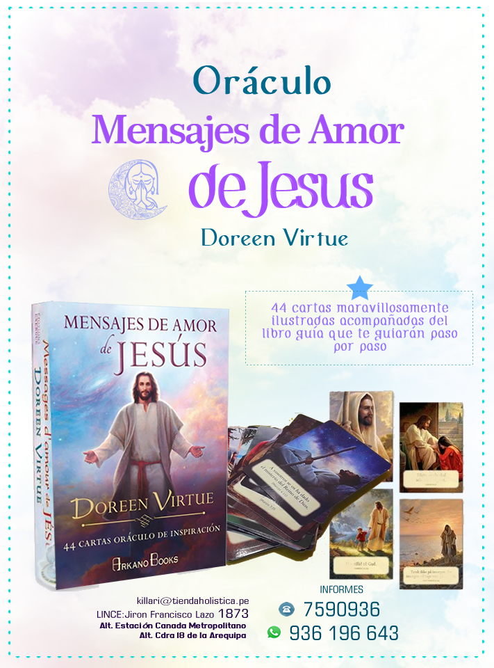 Mensajes de amor de Jesús : 44 cartas oráculo de inspiración (Libro y cartas)