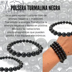 Pulsera de Turmalina Negra