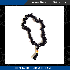 Pulsera de turmalina negra