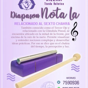 Diapason Terapeutico Nota "La" 6to Chakea - Tercer ojo