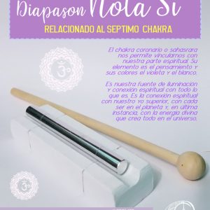 Diapasón Terapéutico Nota "Si" 7mo Chakra - Coronario