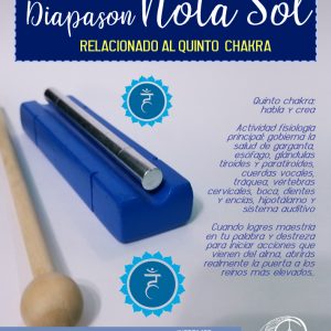 Diapasón Terapéutico Nota "So" 5to Chakra - Garganta