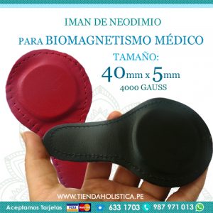 Iman Disco de 40mm*5mm para Biomagnetismo Médico