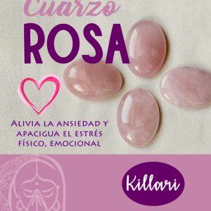 Cabuchon de Cuarzo Rosado