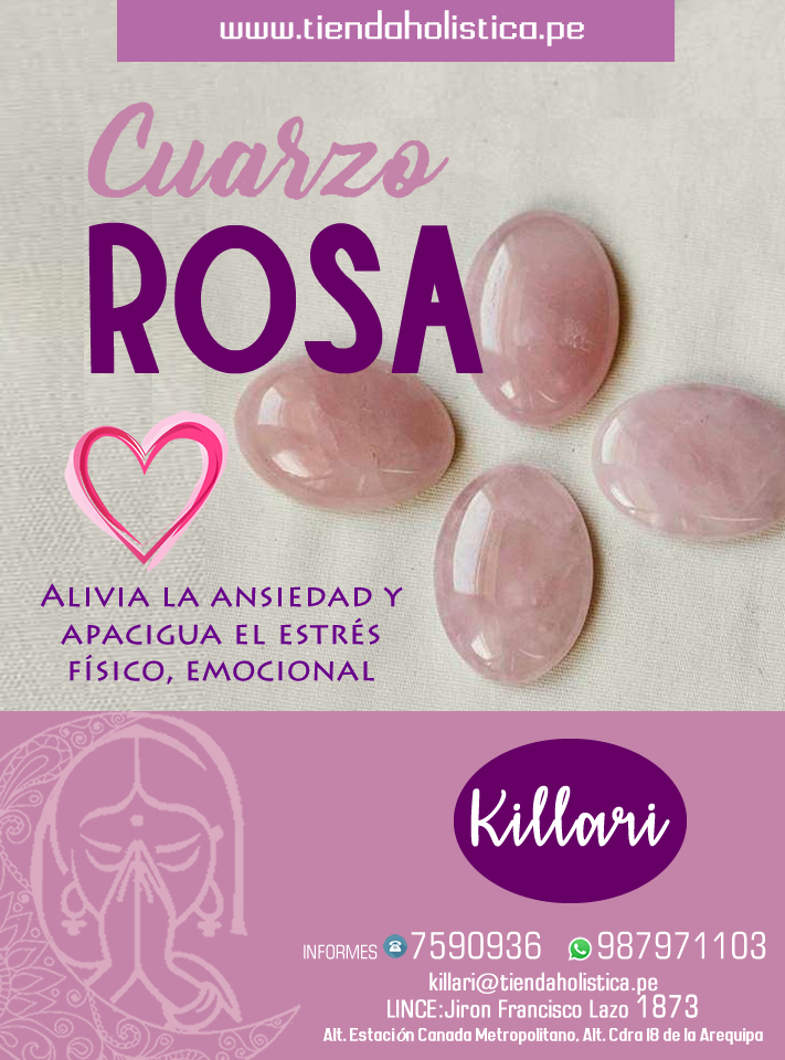 Cabuchon de Cuarzo Rosado
