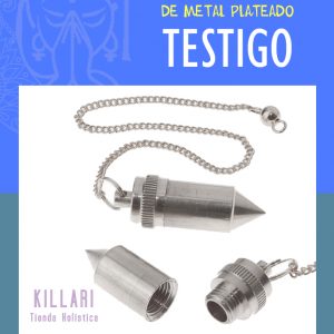 Pendulo Testigo Plateado