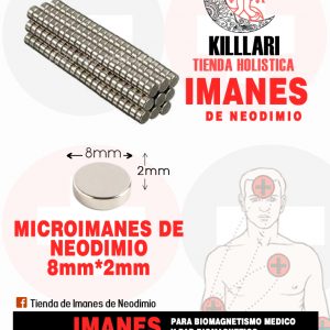 Iman de 8mm*2mm