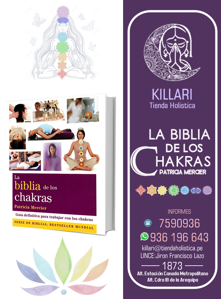 Biblia de los chakras,Mercier Patricia, Tienda Holistica Killari