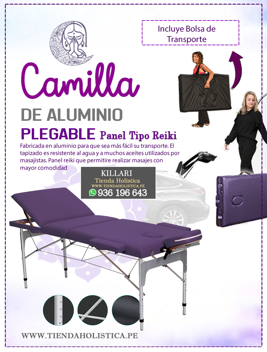 Camilla Plegable de Alumnio 03 Cuerpos