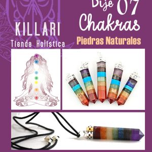 Colgante Pencil de los Siete Chakras