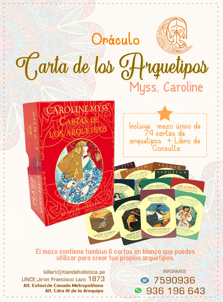 Oráculo Cartas de los Arquetipos de Caroline Myss