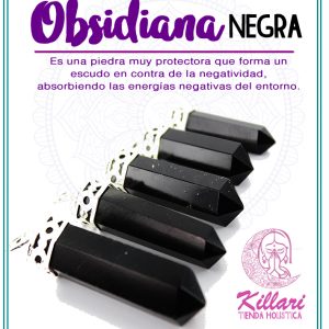 Dije de Obsidiana Negra