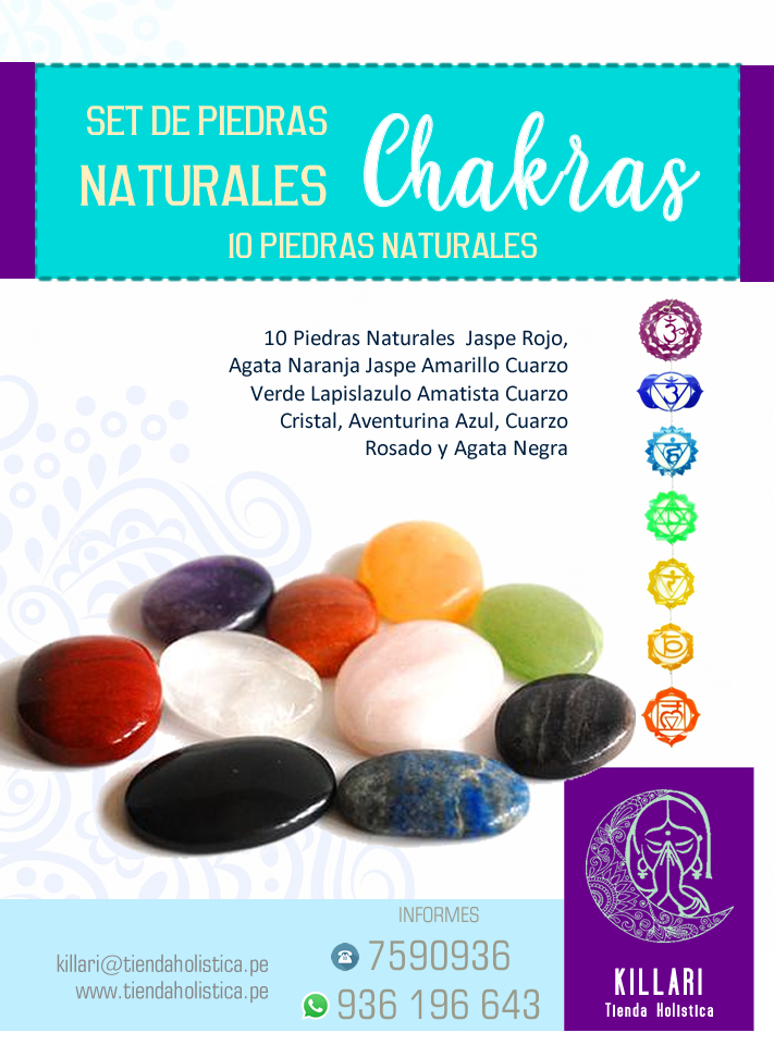 Set de Piedras Naturales para los Chakras