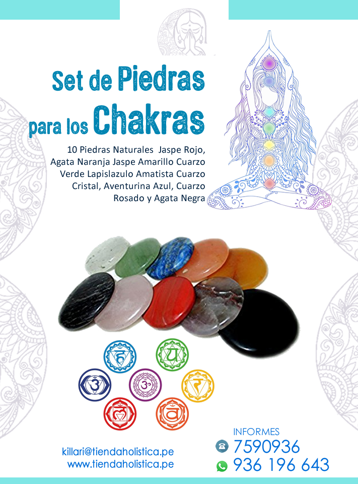 Set de Piedras Naturales para los Chakras