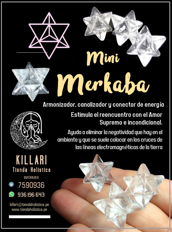 Mini Merkaba en Cuarzo Cristal