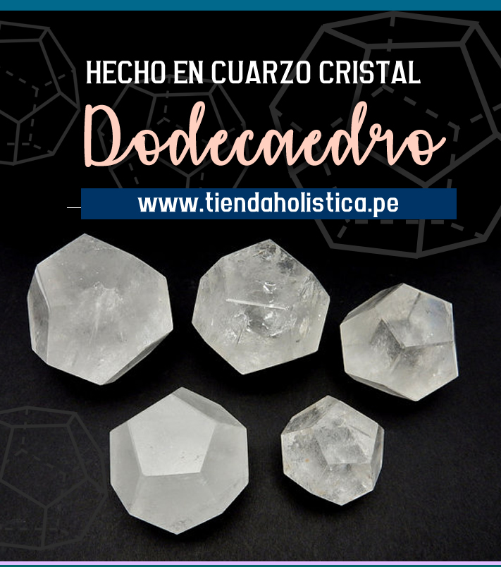 Dodecaedro de Cuarzo Cristal