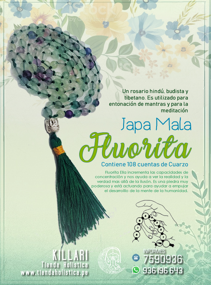 Japa Mala de Fluorita