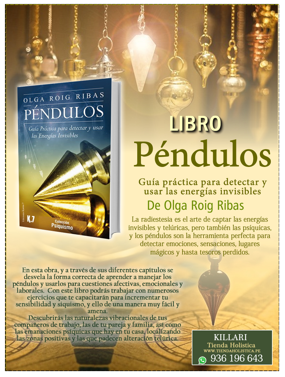 Libro Péndulos Guía práctica para detectar y usar las energías invisibles de Olga Roig Ribas