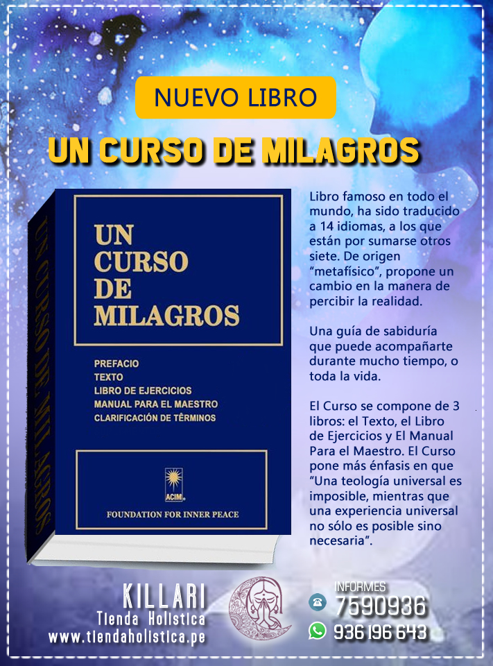 Libro: UN CURSO DE MILAGROS
