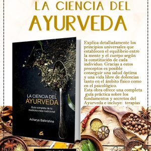 Libro La ciencia del ayurveda: Guía completa de la medicina india tradicional de Acharya Balkrishna, Tienda Holistica Killari